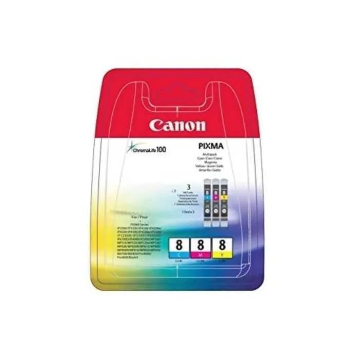 Canon CLI-8 Multipack - Pack de 3 - jaune, cyan, magenta - originale - rse... - 3