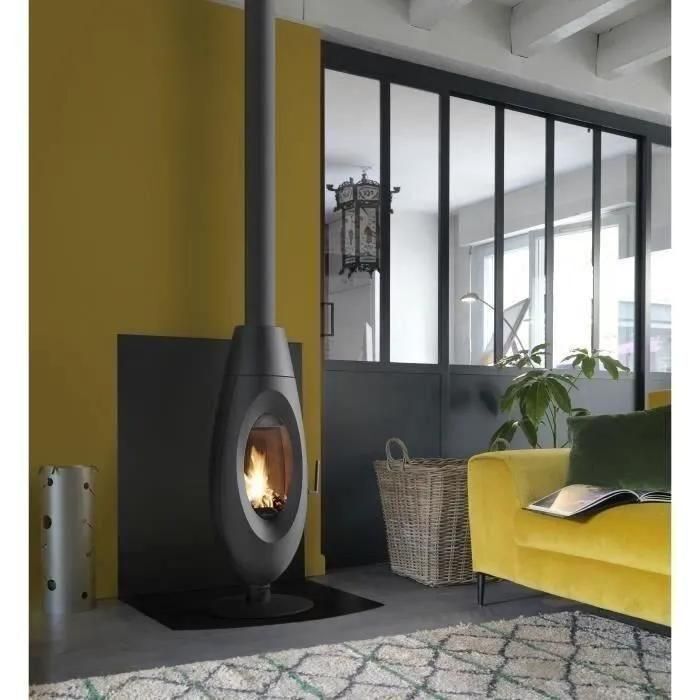 5 kW - Rdt: 83% - CO: 0,08% - B�ches 32 cm -OVATIO - Fonte - 2