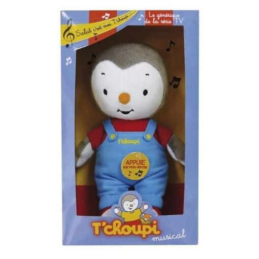Jemini T'choupi - Peluche Musicale 20 Cm