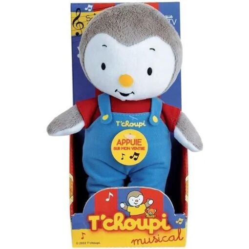 Jemini T'choupi - Peluche Musicale 20 Cm - 2