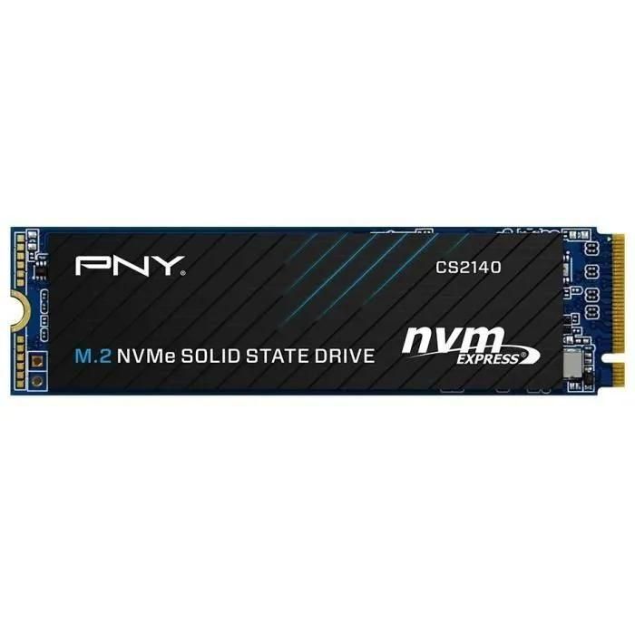 PNY CS2140 - SSD - 1 To - interne - M.2 2280 - PCIe 4.0 x4 (NVMe) - AES 256...
