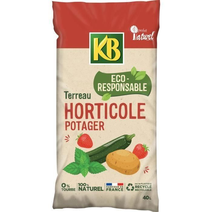 KB - TERREAU HORTICOLE POTAGER UAB 40L