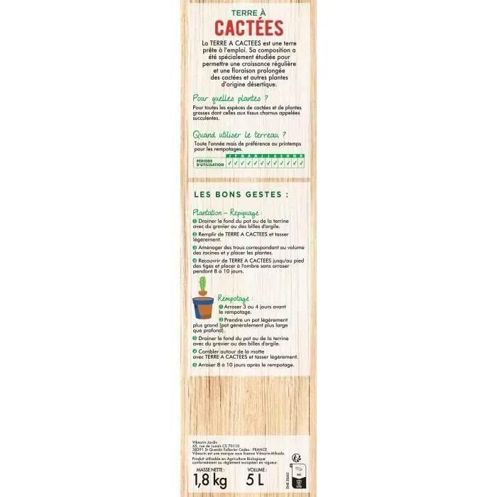 Vilmorin Terre A Cact�es 5 L - 2