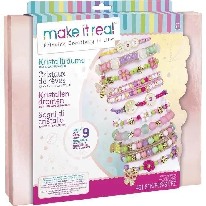 Make It Real - Coffret Bijoux Cristaux De Reve Nature - Fabrication De Bijo... - 2