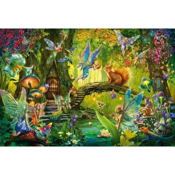 Puzzles Fes Dans La Fort, Avec Add On (Baguette Magique), 200 Pcs - 2