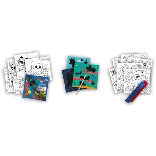 Ses Creative Cahier Dactivit�s De Coloriage M�tallique 3 En 1 - 3