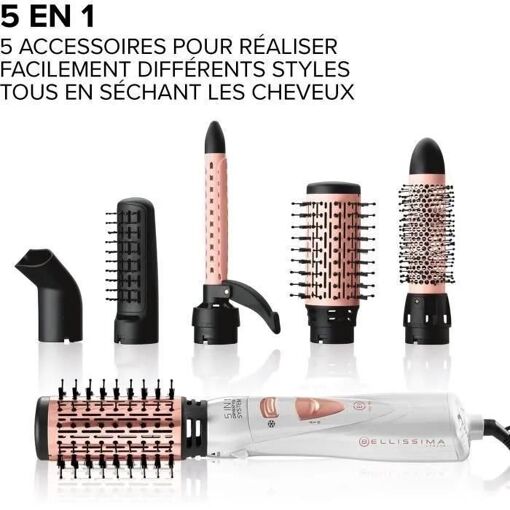 Bellissima Gh18 1100 5 In 1 Dry&style System - S�che-Cheveux/Fer � Coiffer