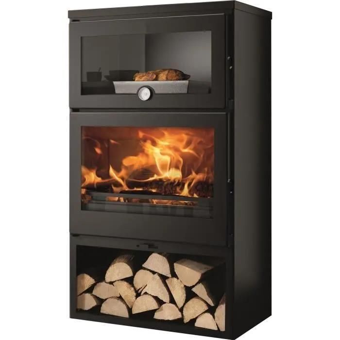 Poele a Bois - PANADERO - Zamora Ecodesign - 7,1 kw - B�ches 50 cm - 2
