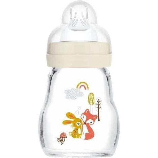 Biberon Verre 1er �ge 170ml D�cor Arbre