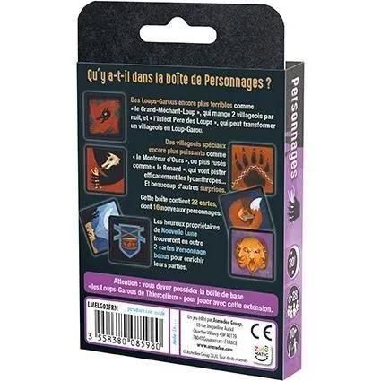 Asmodee Loups-Garous - Ext. Personnages Version Eco - 2