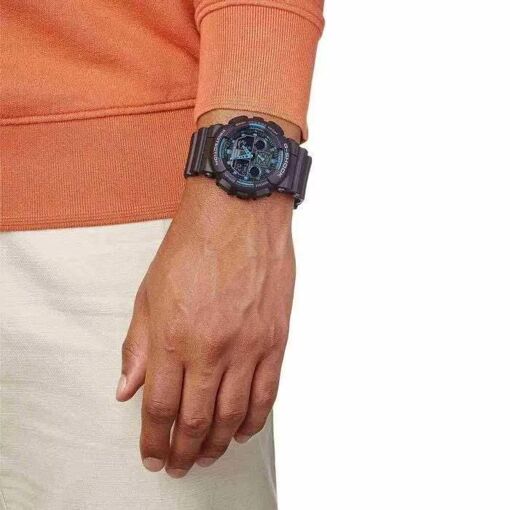 Casio Montre Noir Analogique - Digital Hommes G-Shock Ga-100-1a2er - 3