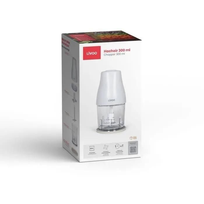 Hachoir 300 Ml Blanc - 4
