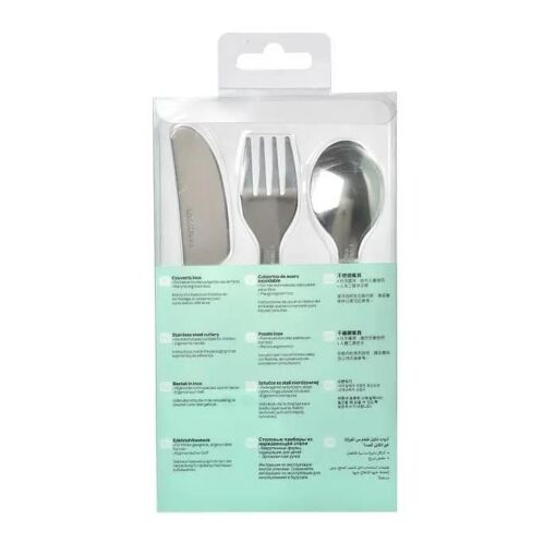 Set De 3 Couverts Inox - Airy Green - 2