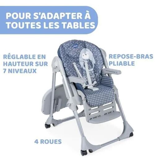 Chaise Haute Bébé Chicco Polly Easy Pinguin - 4