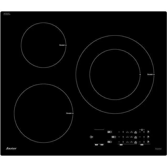 Sauter SPI5361B - Table de cuisson � induction - 3 plaques de cuisson - Nic... - 3