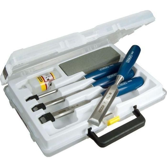 Coffret Ciseaux � Bois ABS - 4 pcs STANLEY 0-16130
