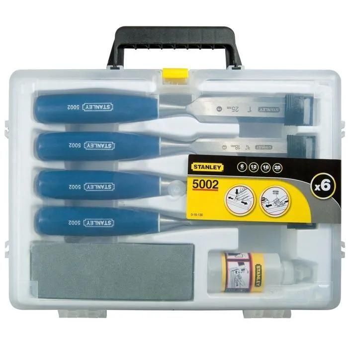 Coffret Ciseaux � Bois ABS - 4 pcs STANLEY 0-16130 - 4