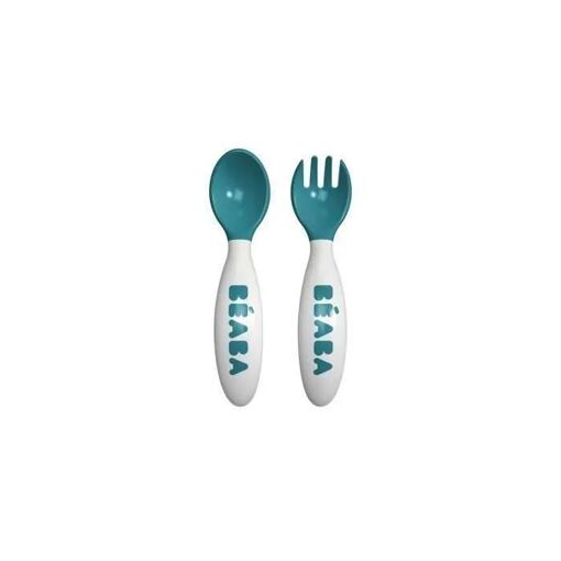 B�aba Set De 2 Couverts Ergo 2eme �ge Blue