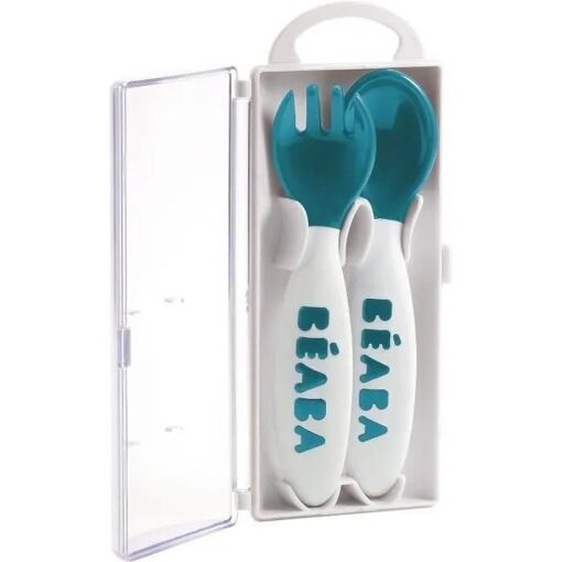 B�aba Set De 2 Couverts Ergo 2eme �ge Blue - 3