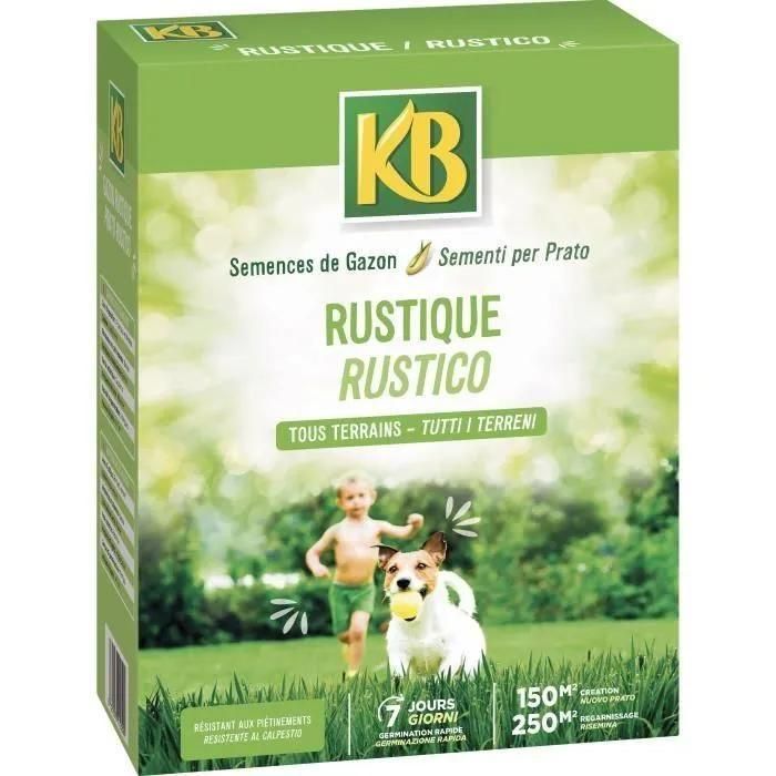 Kb - Semences Gazon - Rustique 150m� - 2