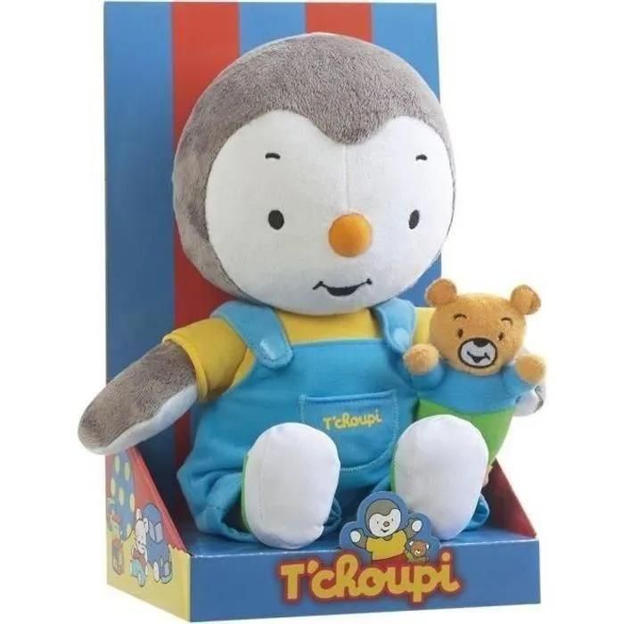 Jemini T'choupi - Peluche 30 Cm Avec Ourson - 2