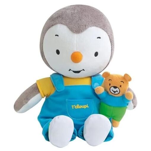Jemini T'choupi - Peluche 30 Cm Avec Ourson - 3