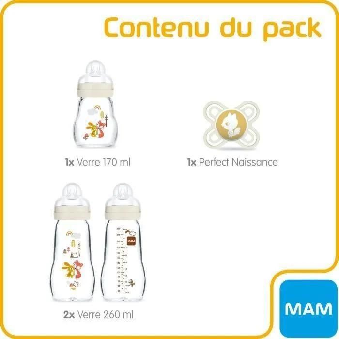 Coffret Biberons Verre - Mam - 2