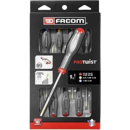 Coffret de 9 tournevis PROTWIST� Facom