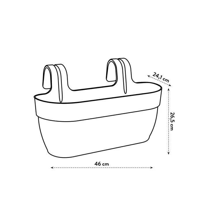 Elho - Pot De Fleurs - Vibia Campana Easy Hanger Large - Rose Poussiere - B... - 4