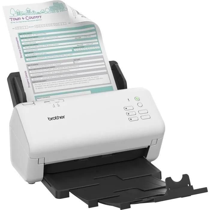 Brother ADS-4300N - Scanner de documents - CIS Double - Recto-verso - A4 - ...