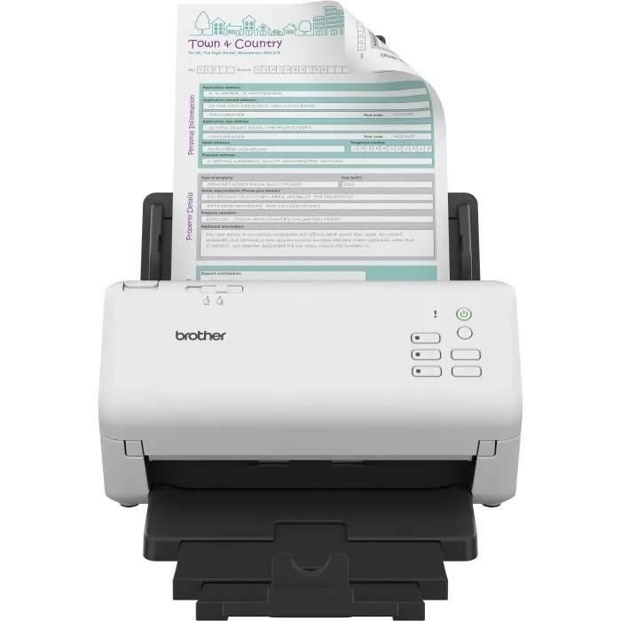 Brother ADS-4300N - Scanner de documents - CIS Double - Recto-verso - A4 - ... - 4