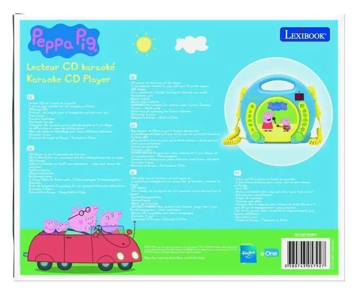 Lexibook Peppa Pig - Lecteur Cd Karaok� - 4