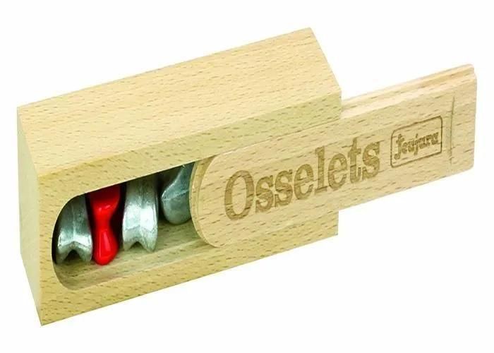 Jeu De Societe Coffret En Bois - Osselets - 2