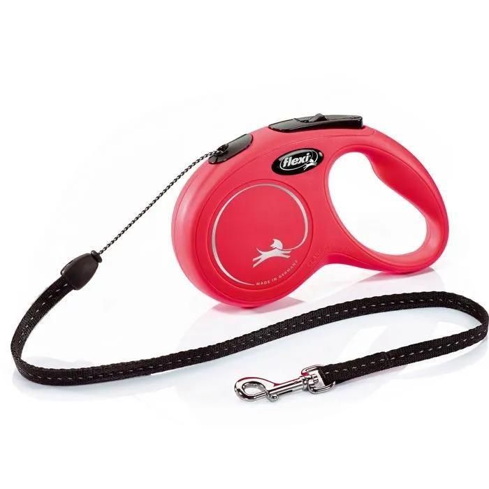 Laisse New Classic Rouge T.S 5m Chien