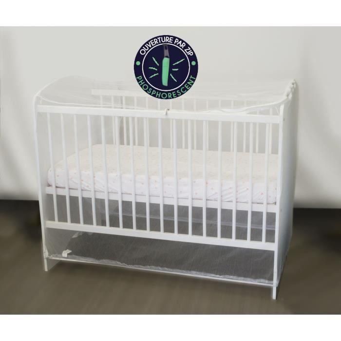 Moustiquaire En Forme De Housse - Adaptable - Blanc