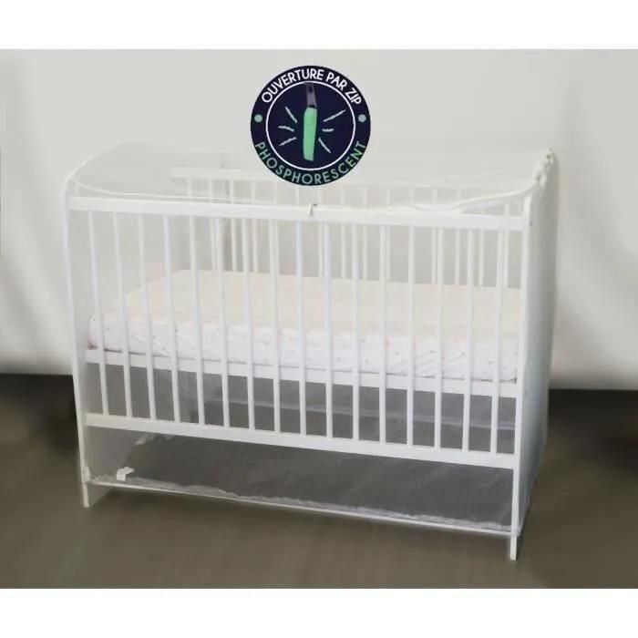 Moustiquaire En Forme De Housse - Adaptable - Blanc - 2