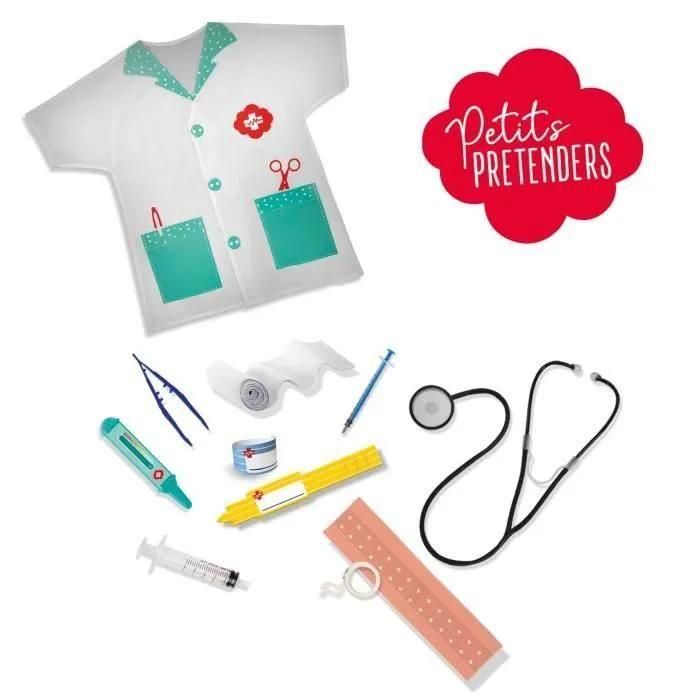 Ses Creative Mega Junior-Arzt-Set Wei�/Gr�n 17-Tlg - 3