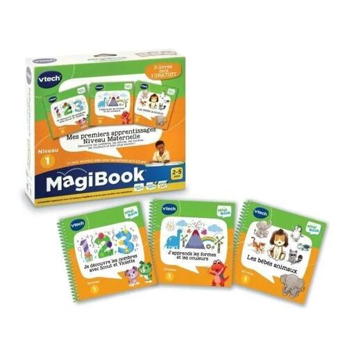 Vtech Magibook - Mes Premiers Apprentissages Niveau Maternelle (B�b�s Anima...