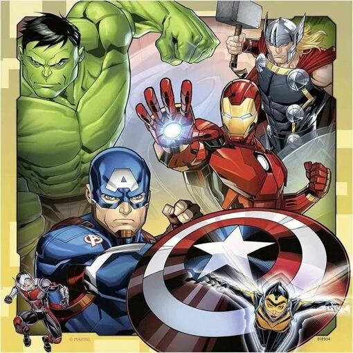 Puzzle Puzzles 3x49 P - Les Puissants Avengers / Marvel - 3