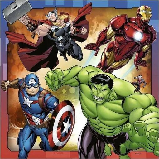 Puzzle Puzzles 3x49 P - Les Puissants Avengers / Marvel - 4