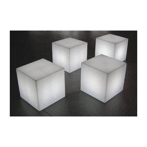 Cube Lumineux Blanc 40 Cm Ampoule E27 - 3