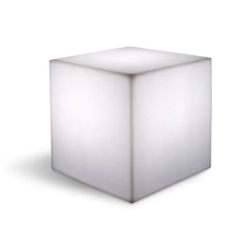 Cube Lumineux Blanc 40 Cm Ampoule E27 - 4