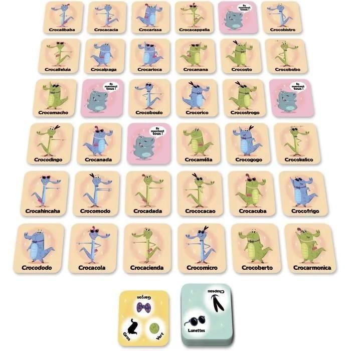 Rapidcroco - Asmodee - Jeu D'enquete - 32 Suspect 1 Coupable - 2