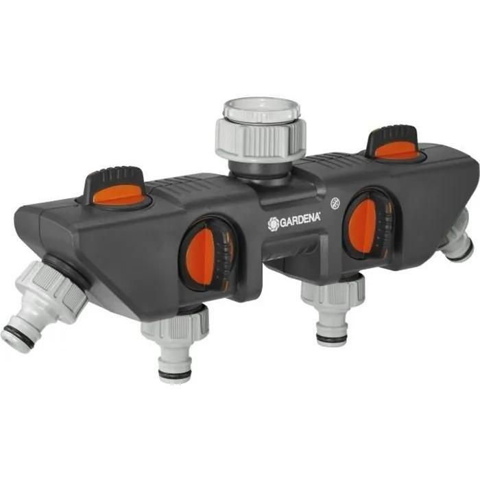 S�lecteur d'arrosage sur robinet 4 circuits GARDENA 8194-20