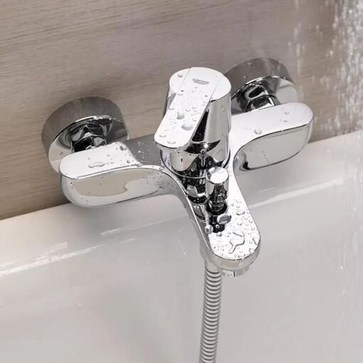 Mitigeur bain/douche 2 trous Grohe Get finition chrom� - 2