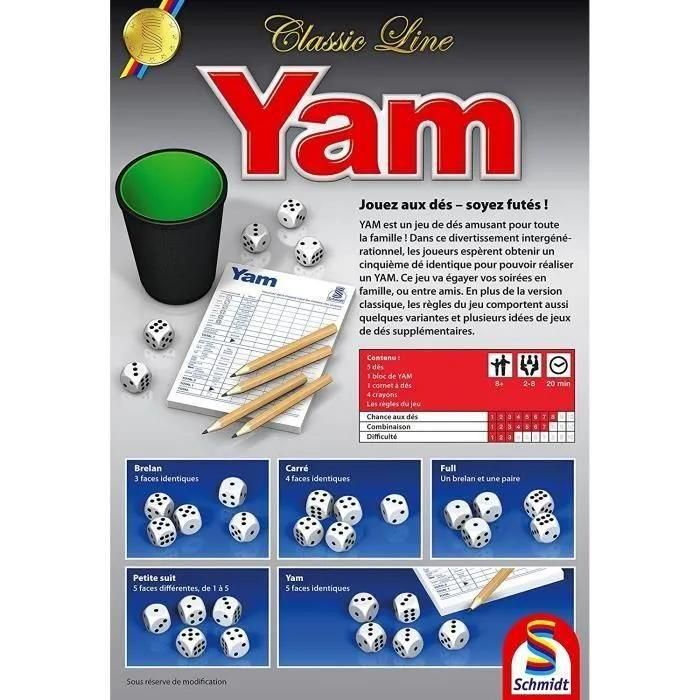 Jeux De Société Les Classiques - Le Yam - 2