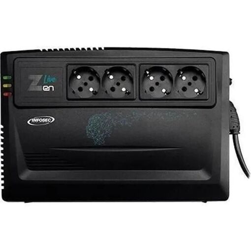 INFOSEC Zen Live 800 - Onduleur - CA 220/230/240 V - 800 VA - 7 Ah - connec...