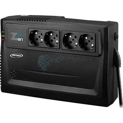 INFOSEC Zen Live 800 - Onduleur - CA 220/230/240 V - 800 VA - 7 Ah - connec... - 3