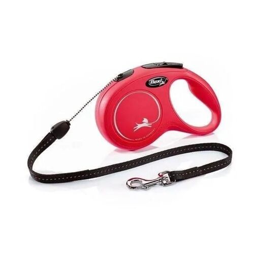 Laisse New Classic Rouge T.S 8m Chien