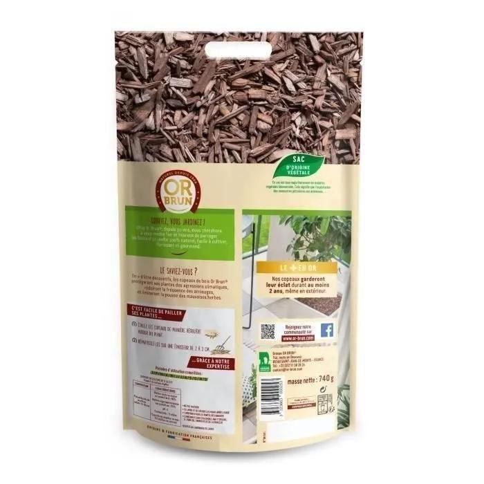 Or Brun Copeaux Bruns 4l - 2